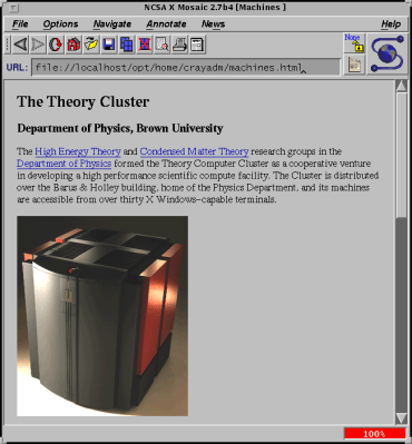 The Theory Cluster website