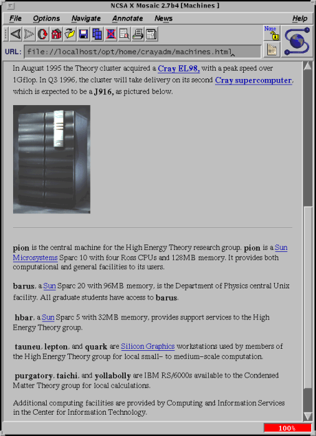 The Theory Cluster website